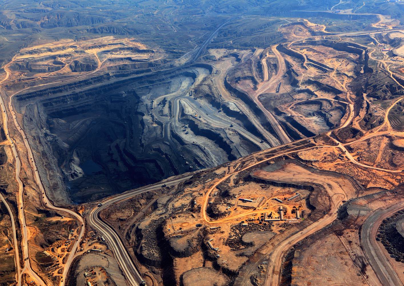 Open pit mine